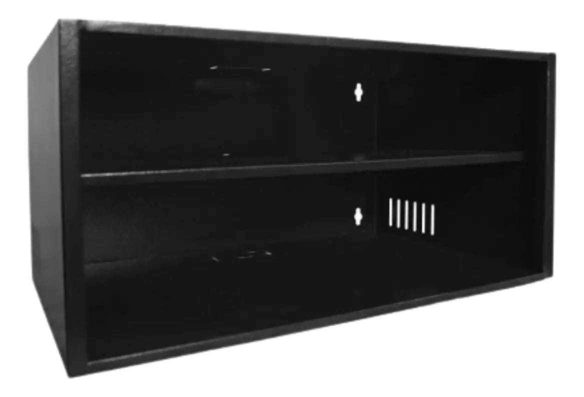 Rack Padrão 19" 5U x 350mm com Bandeja Fixa Soldada