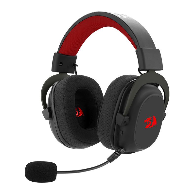 Headset Gamer Redragon Zeus Pro H510 RGB Wireless 7.1 USB-C Preto