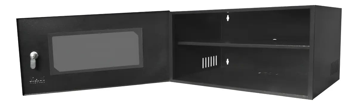 Rack Padrão 19" 5U x 350mm com Bandeja Fixa Soldada