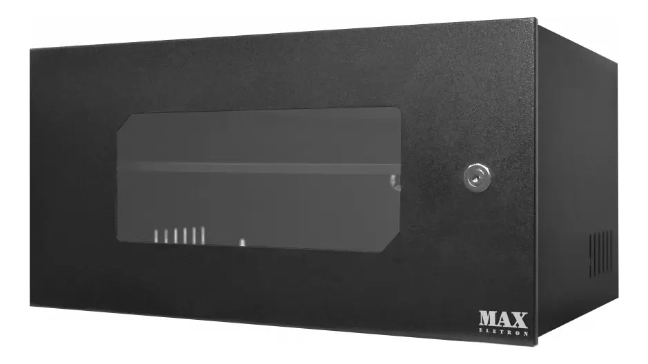 Rack Padrão 19" 5U x 350mm com Bandeja Fixa Soldada