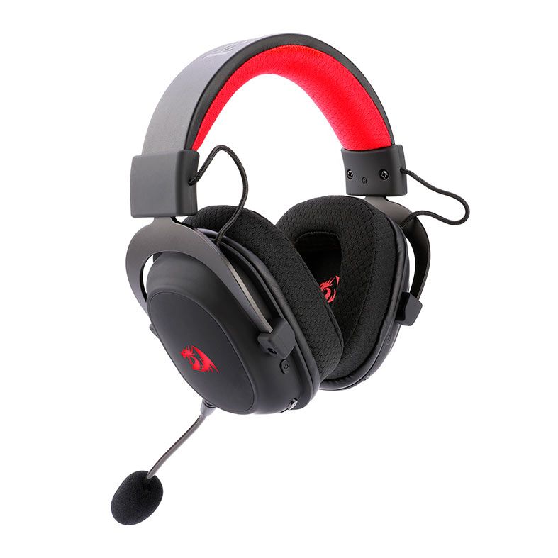 Headset Gamer Redragon Zeus Pro H510 RGB Wireless 7.1 USB-C Preto
