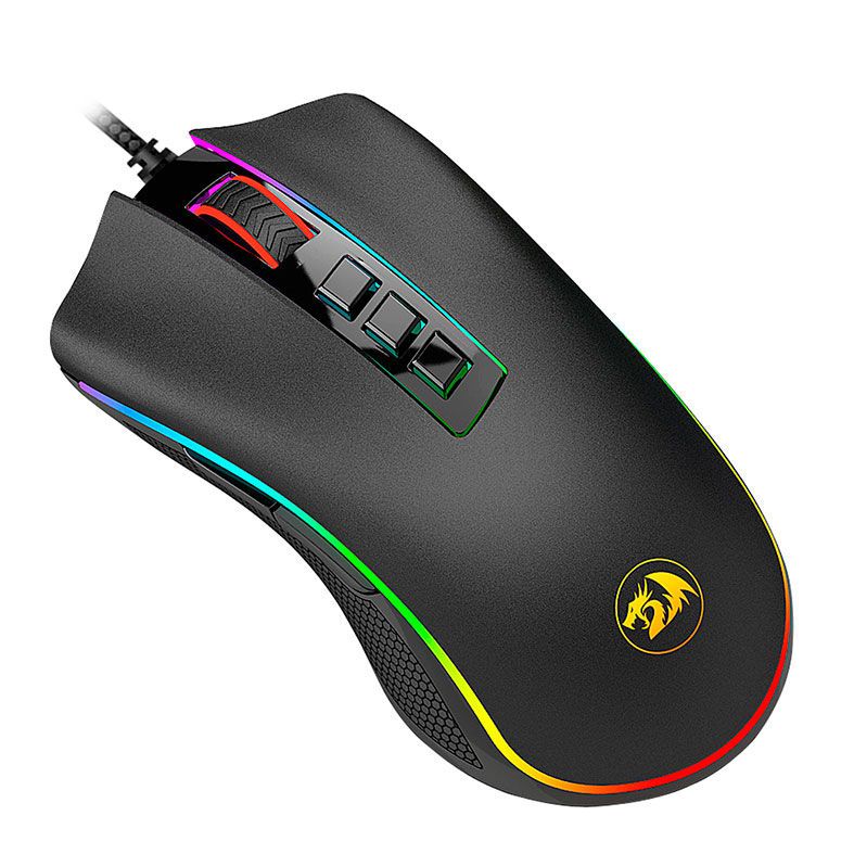 Mouse Gamer Redragon Cobra RGB M711 com Sensor Óptico de Alta Precisão