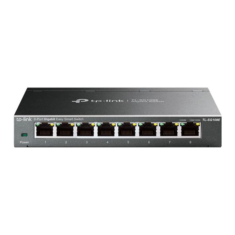 Switch Gigabit Inteligente TP-Link TL-SG108E 8 Portas Easy Smart