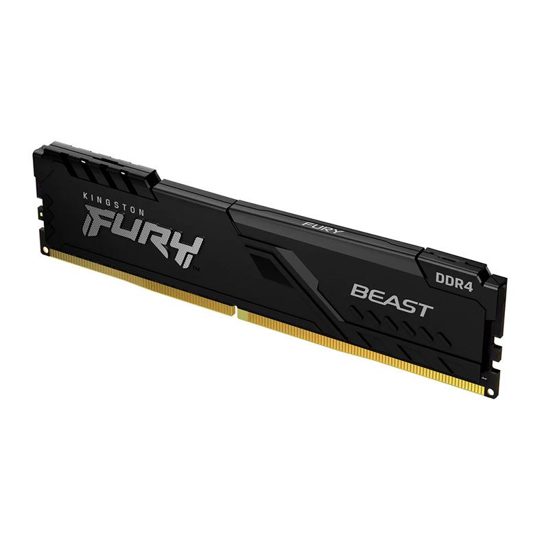 Memória Kingston Fury Beast 16GB DDR4 3200MT/s CL16 Desktop