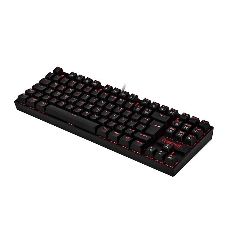 Teclado Mecânico Redragon Kumara K552 Single Color Preto Switch Azul
