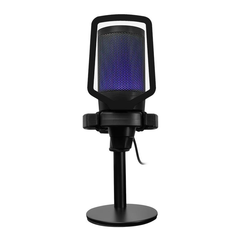 Microfone Mancer Horcrux V2 PFT USB-C RGB com Pop Filter