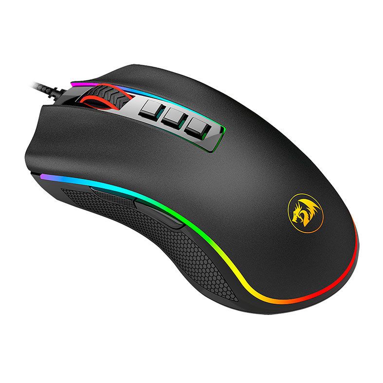 Mouse Gamer Redragon Cobra RGB M711 com Sensor Óptico de Alta Precisão