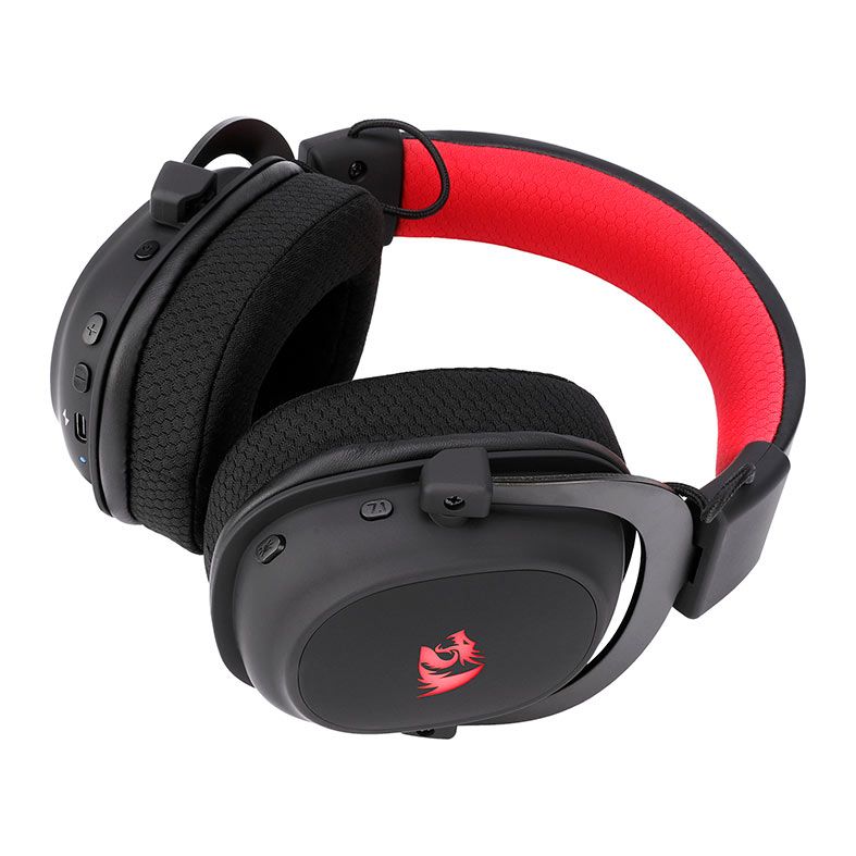 Headset Gamer Redragon Zeus Pro H510 RGB Wireless 7.1 USB-C Preto