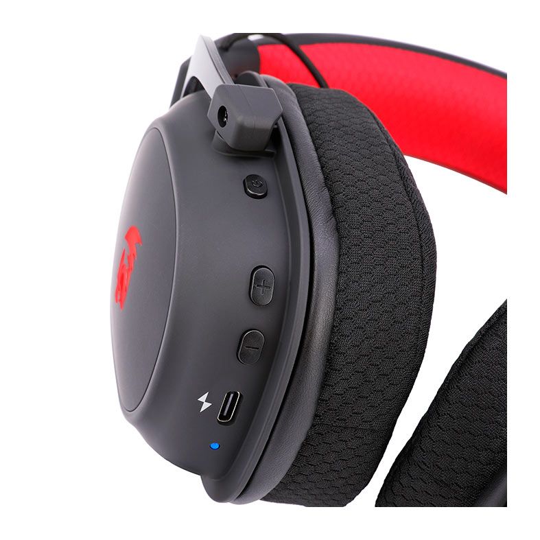 Headset Gamer Redragon Zeus Pro H510 RGB Wireless 7.1 USB-C Preto
